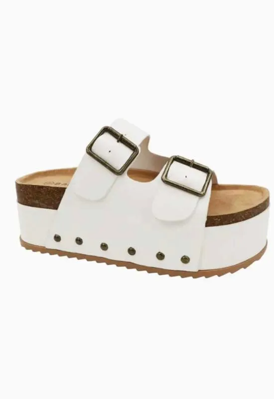 Bamboo - Blowout Sandal White