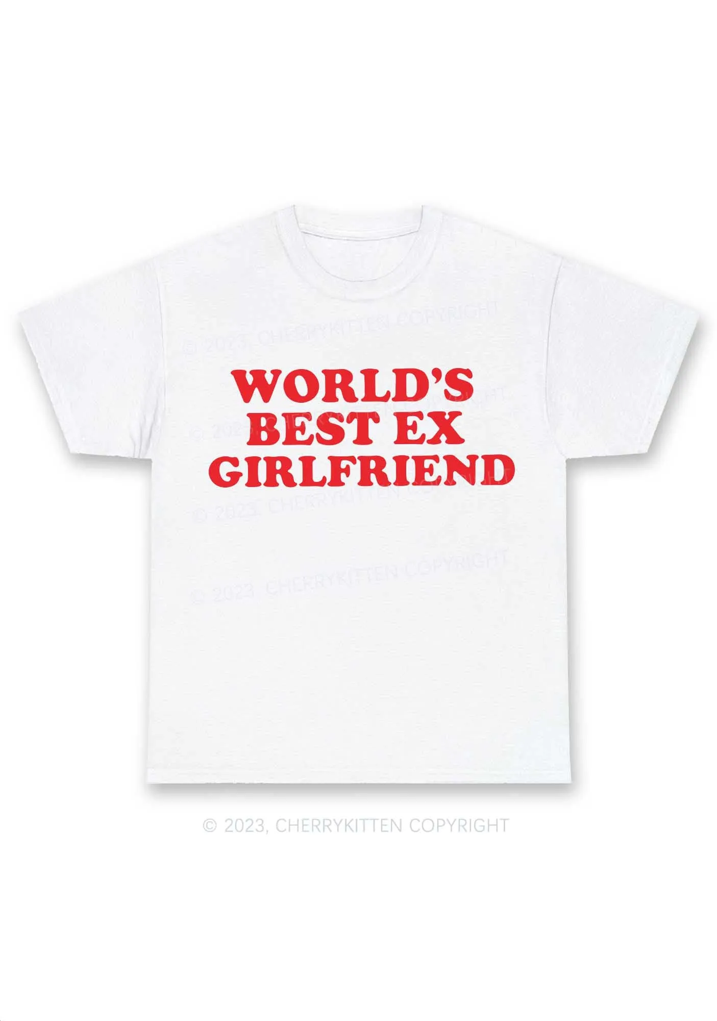 Best Ex Girlfriend Y2K Chunky Shirt Cherrykitten