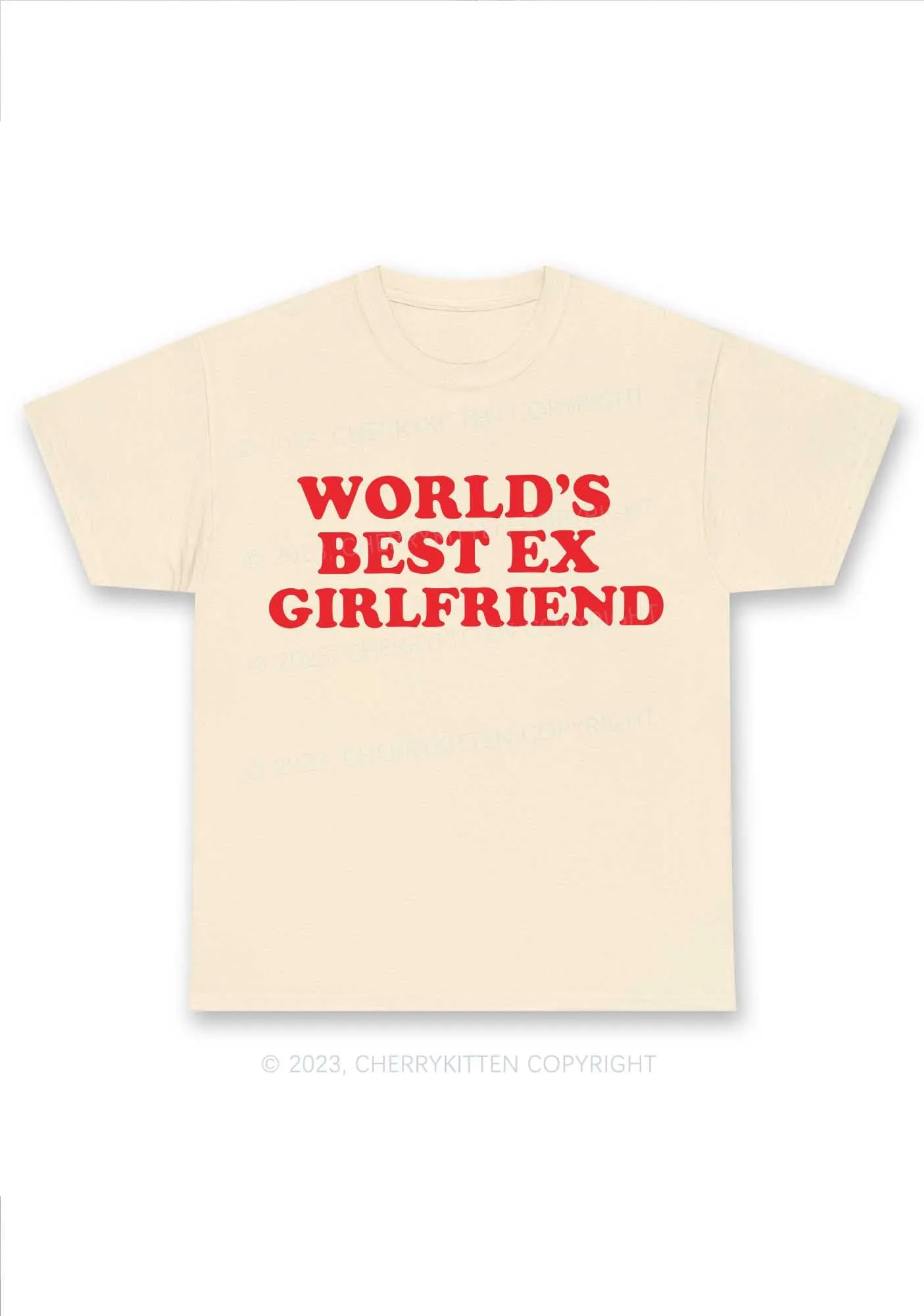 Best Ex Girlfriend Y2K Chunky Shirt Cherrykitten