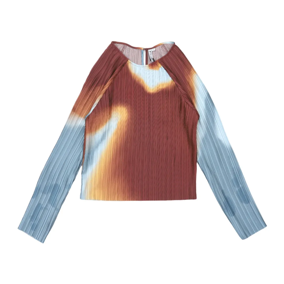 BOX PLEAT RAGLAN TOP BURN