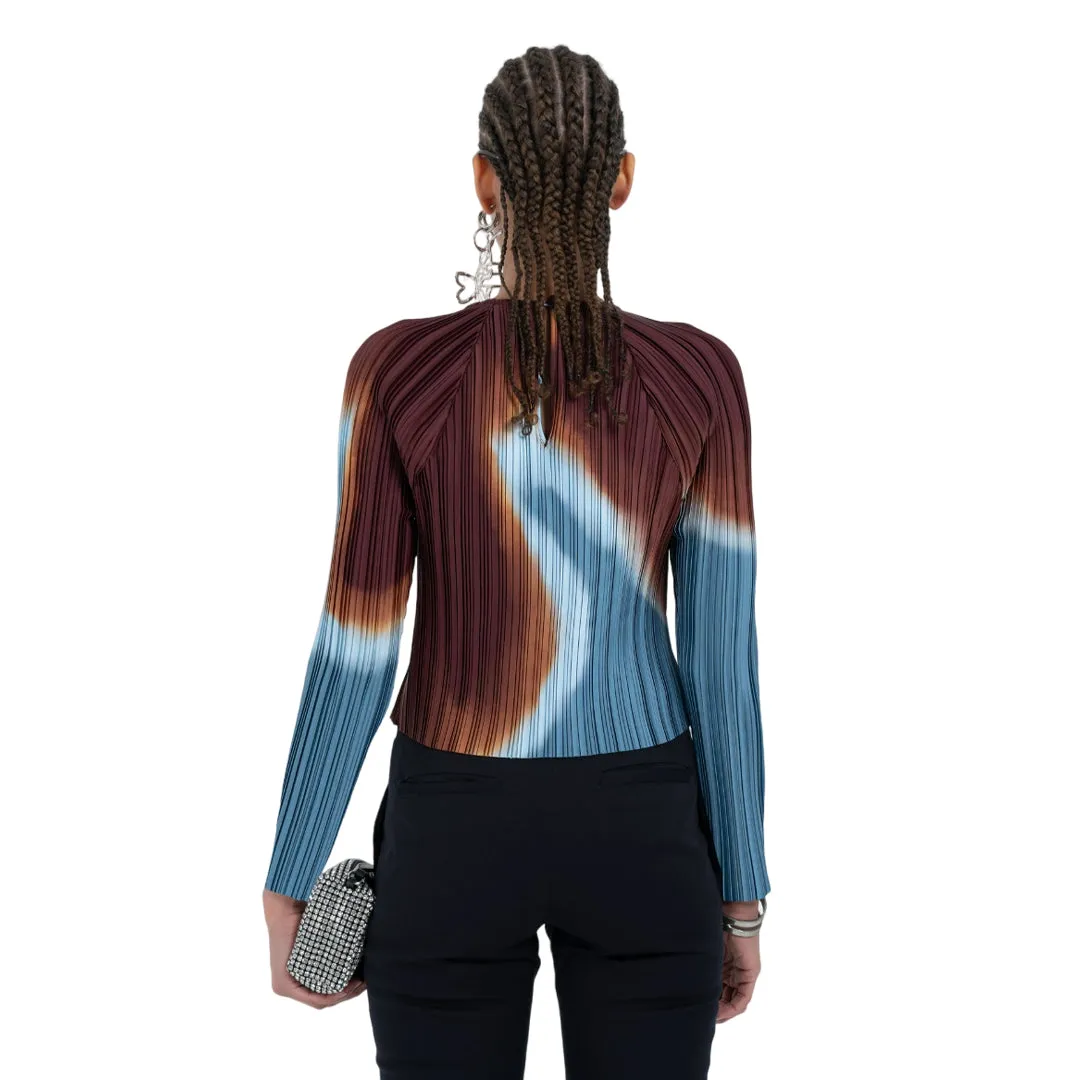 BOX PLEAT RAGLAN TOP BURN