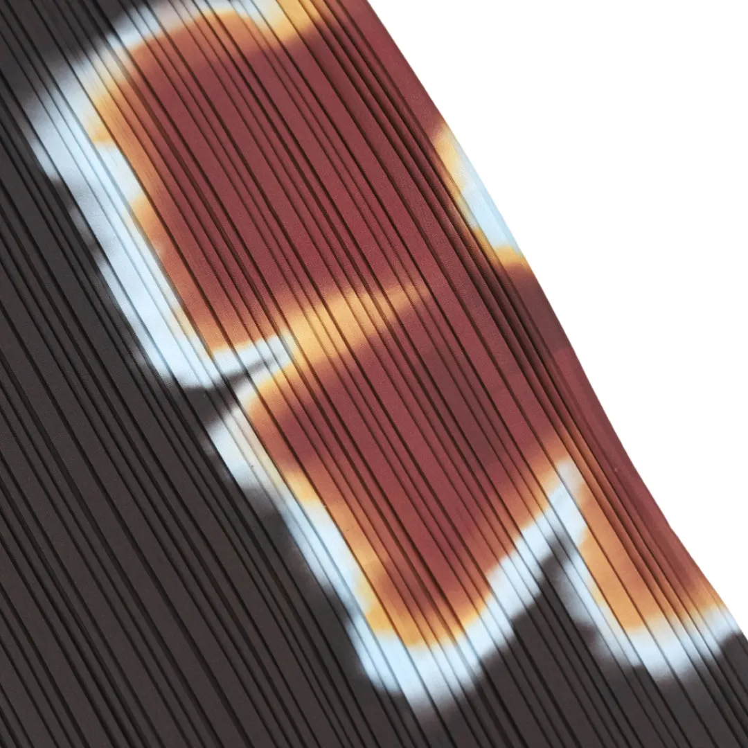 BOX PLEAT STRAIGHT PANT BURNING FLOWER