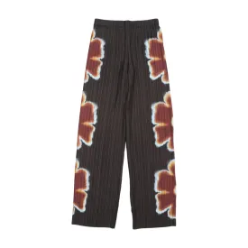 BOX PLEAT STRAIGHT PANT BURNING FLOWER