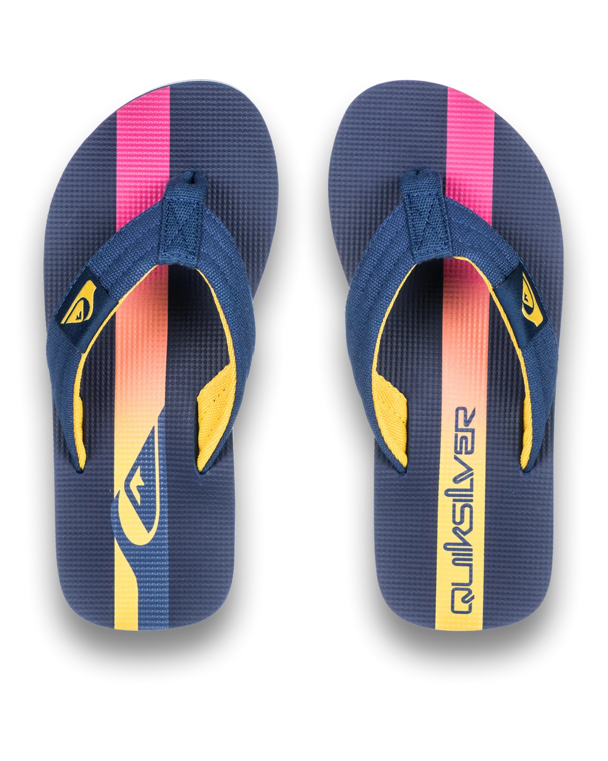 Boys Molokai Layback II Flip Flops in Estate Blue Holmes