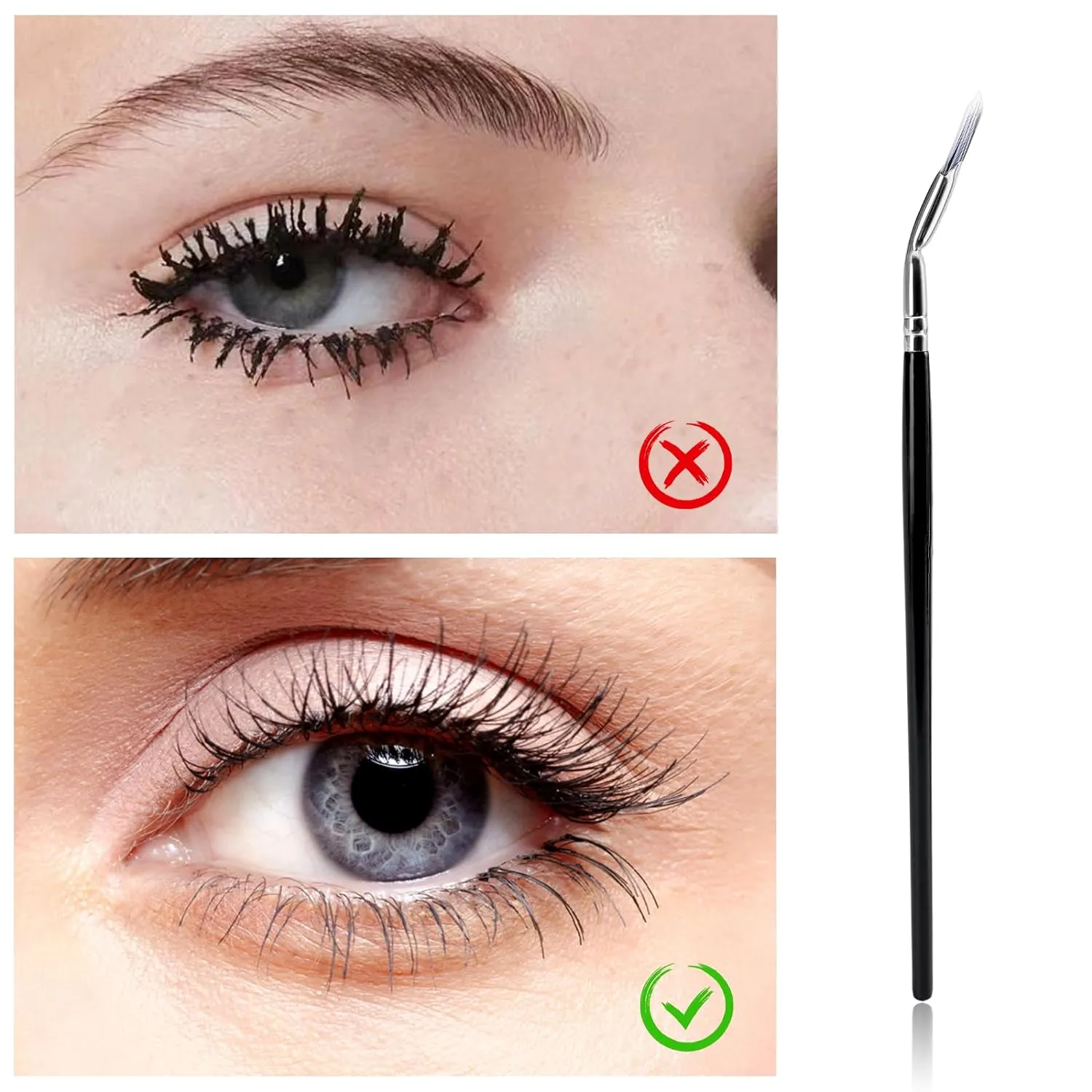 Buy 1 Get 1 FreeFolding Angle Scalloped Lash Brush