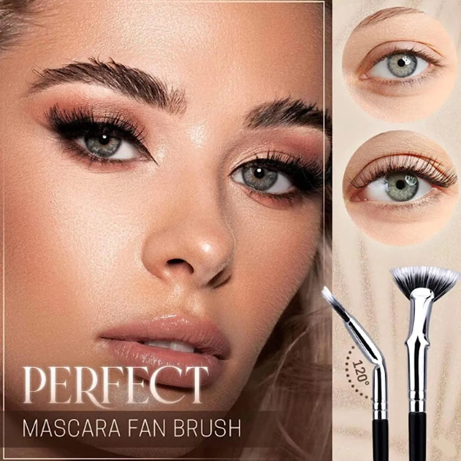 Buy 1 Get 1 FreeFolding Angle Scalloped Lash Brush