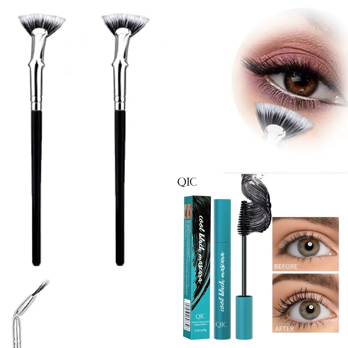 Buy 1 Get 1 FreeFolding Angle Scalloped Lash Brush