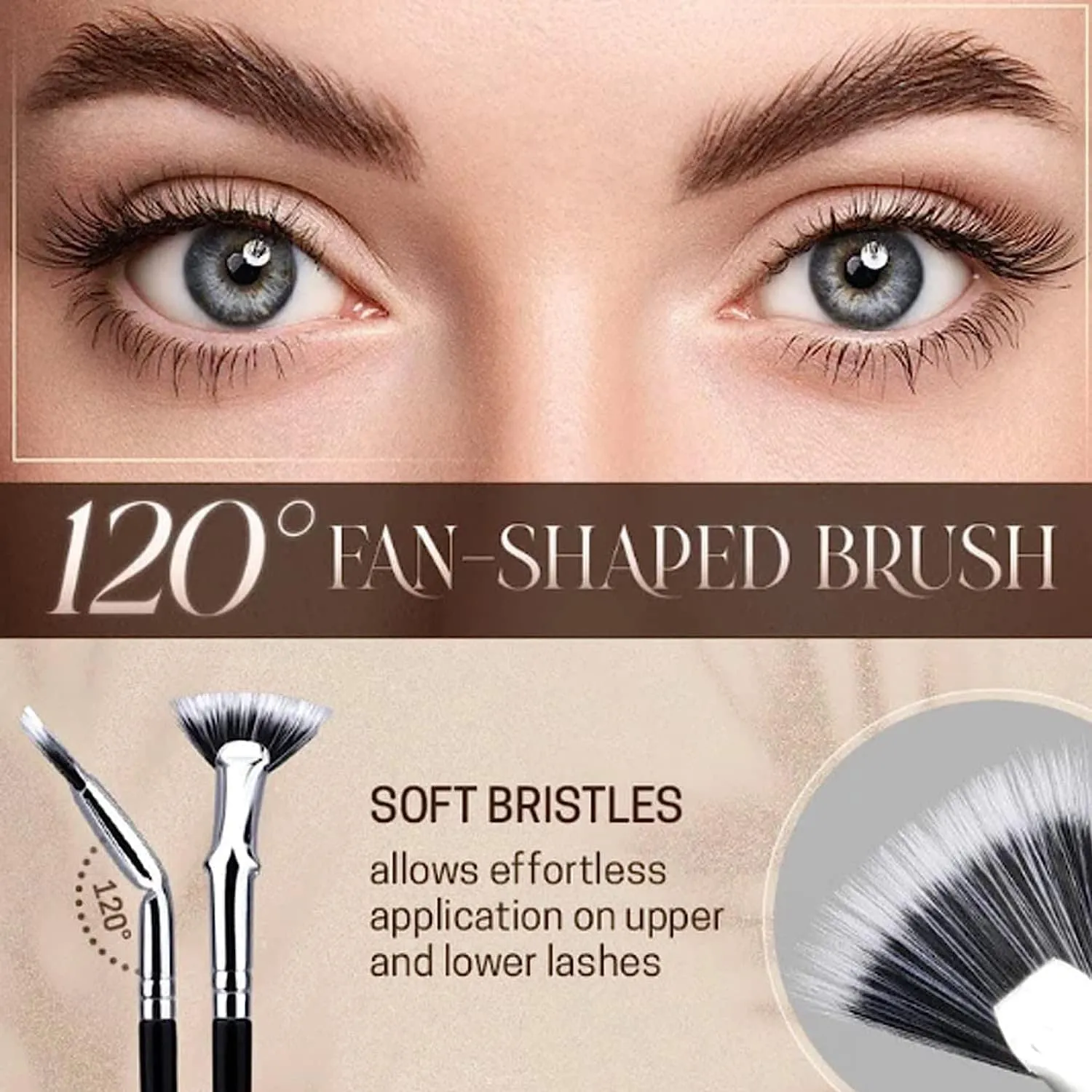Buy 1 Get 1 FreeFolding Angle Scalloped Lash Brush
