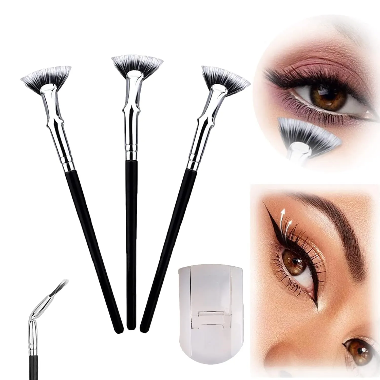 Buy 1 Get 1 FreeFolding Angle Scalloped Lash Brush