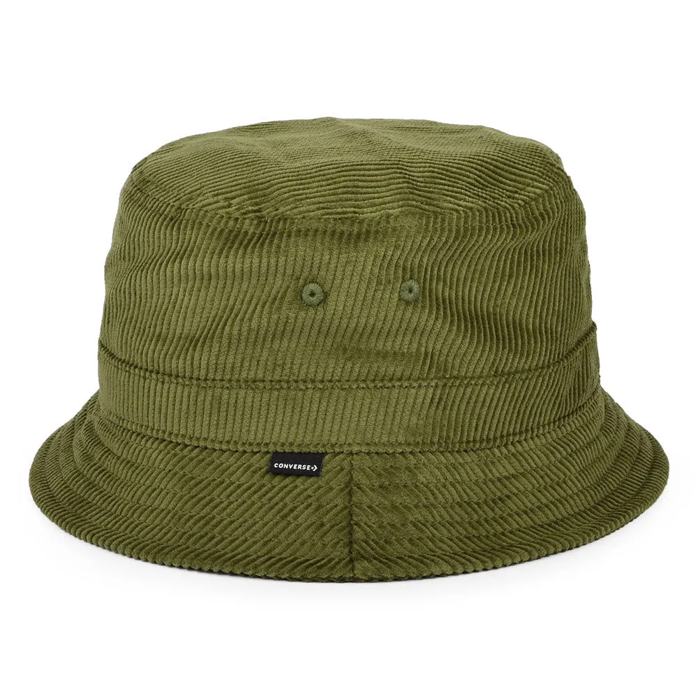 Converse Novelty Corduroy Bucket Hat - Moss