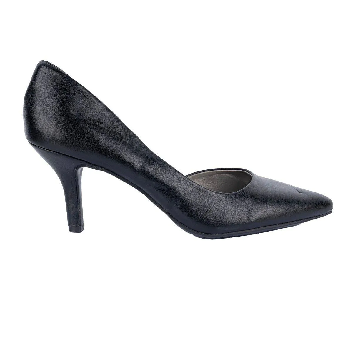 East 5Th Ef Daven Pump High-Heel Shoes Leather Black Colour For Women