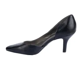 East 5Th Ef Daven Pump High-Heel Shoes Leather Black Colour For Women
