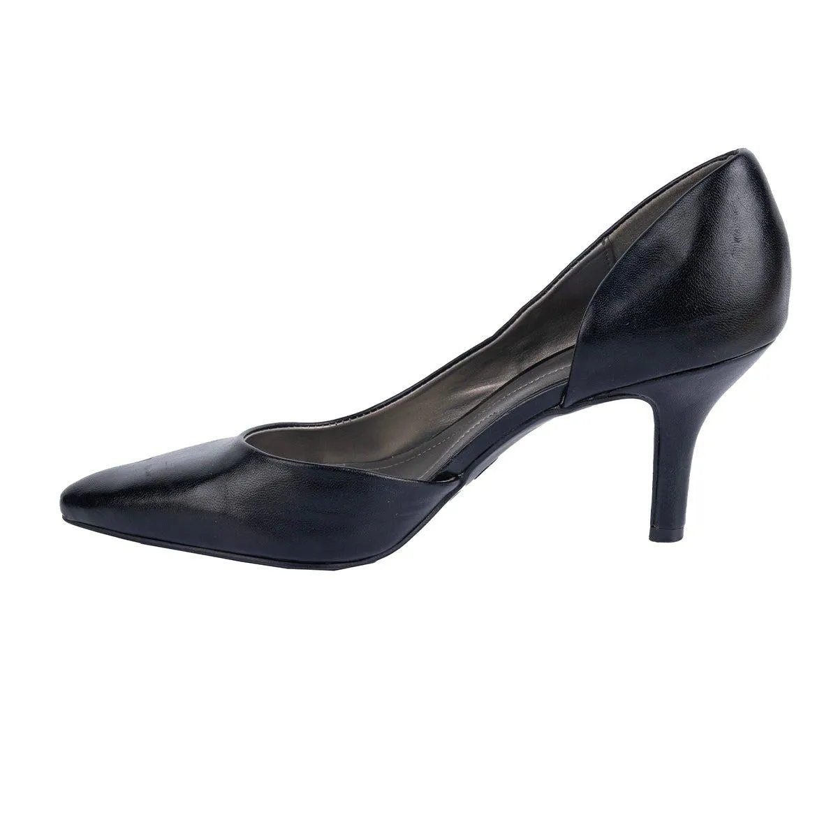 East 5Th Ef Daven Pump High-Heel Shoes Leather Black Colour For Women