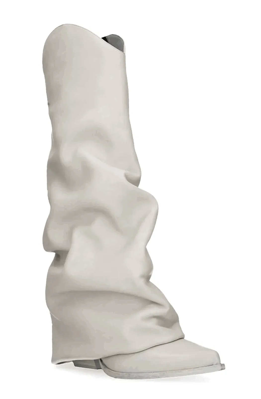 Fold over western boots