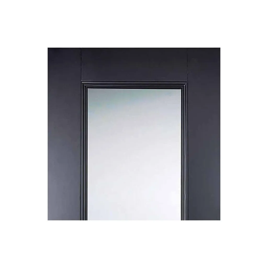 Four Folding Doors & Frame Kit - Arnhem Black Primed 3 1 - Clear Glass - Unfinished