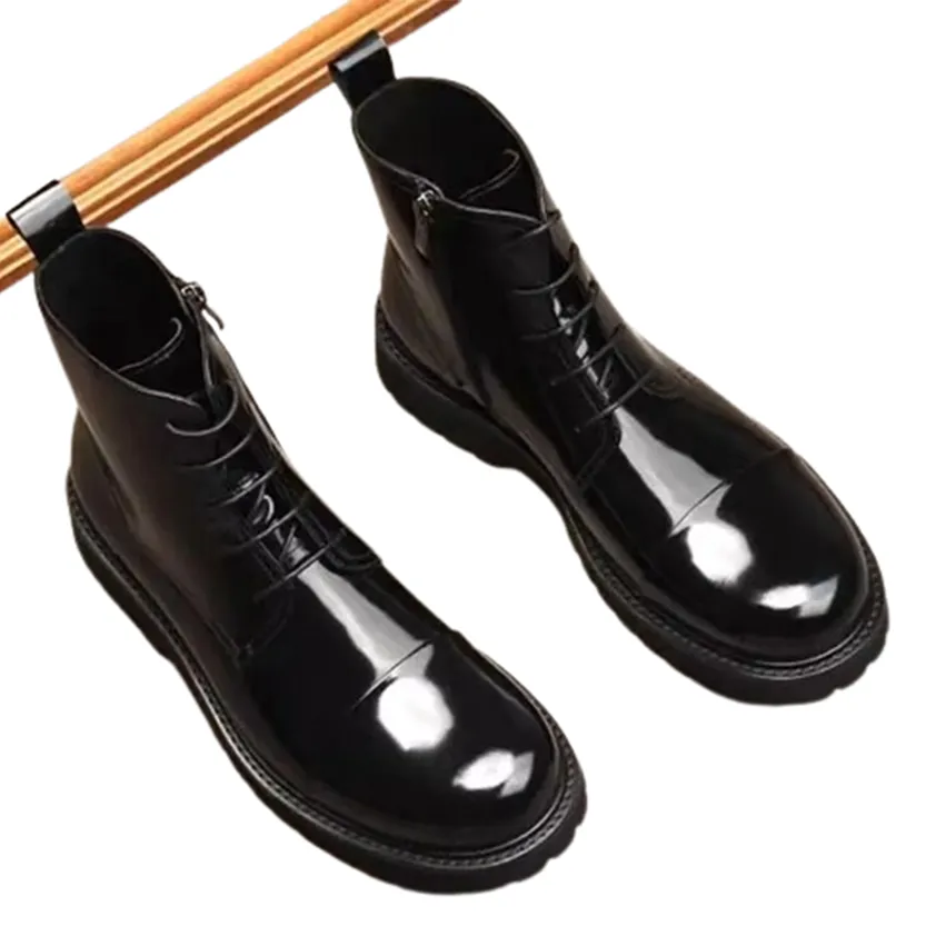 Funki Buys | Boots | Men's High Quality Leather Chelsea Boots