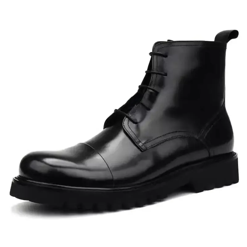 Funki Buys | Boots | Men's High Quality Leather Chelsea Boots