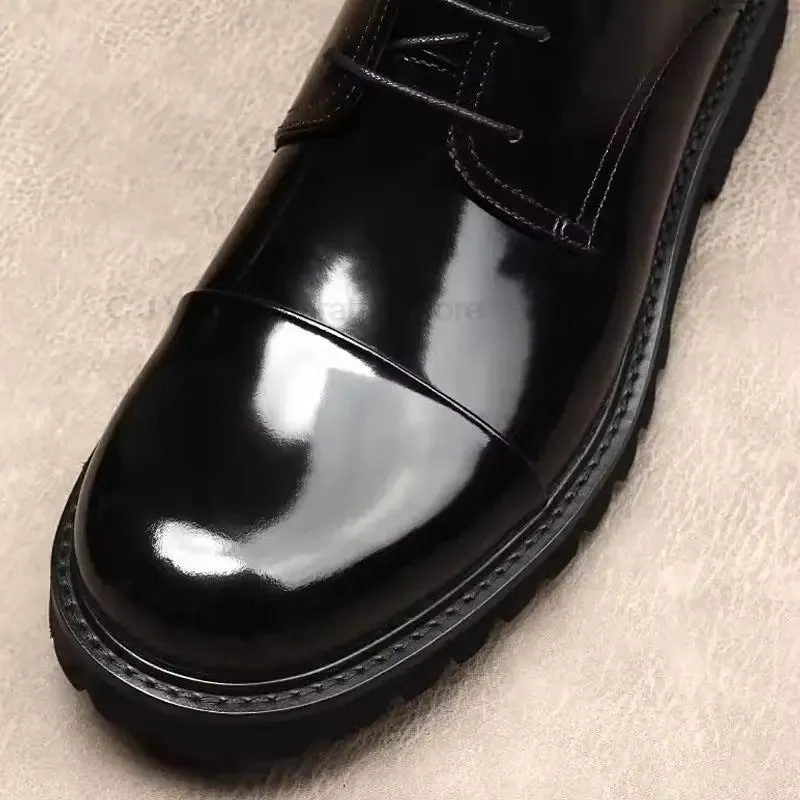 Funki Buys | Boots | Men's High Quality Leather Chelsea Boots