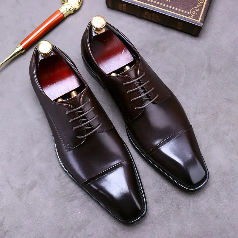 Funki Buys | Shoes | Men's Genuine Leather Italian Dress Shoes