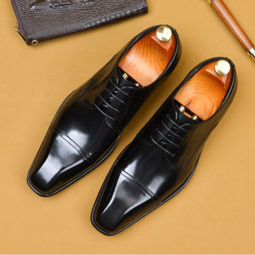 Funki Buys | Shoes | Men's Genuine Leather Italian Dress Shoes