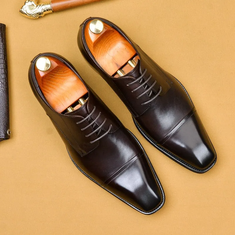 Funki Buys | Shoes | Men's Genuine Leather Italian Dress Shoes