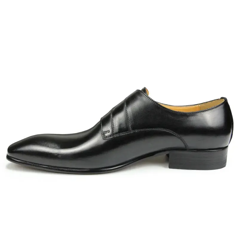Funki Buys | Shoes | Men's Genuine Leather Pointed Toe Shoes