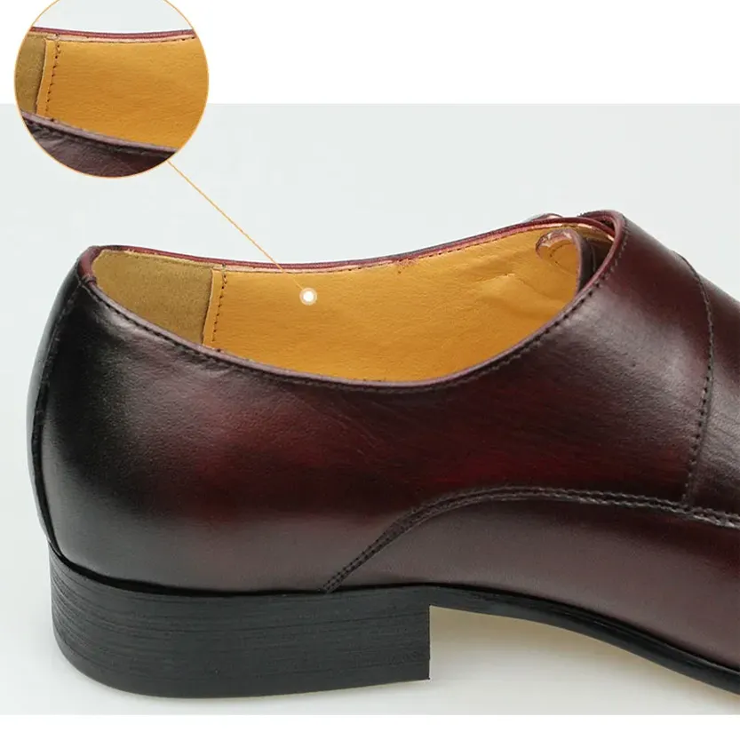 Funki Buys | Shoes | Men's Genuine Leather Pointed Toe Shoes
