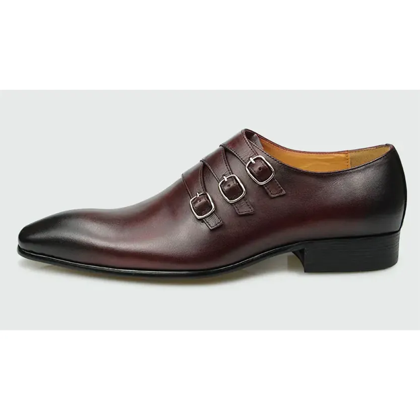 Funki Buys | Shoes | Men's Genuine Leather Pointed Toe Shoes
