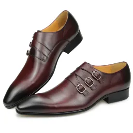 Funki Buys | Shoes | Men's Genuine Leather Pointed Toe Shoes