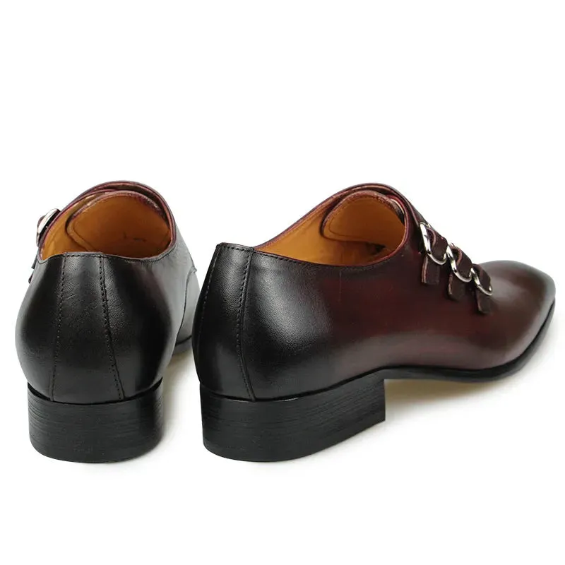 Funki Buys | Shoes | Men's Genuine Leather Pointed Toe Shoes