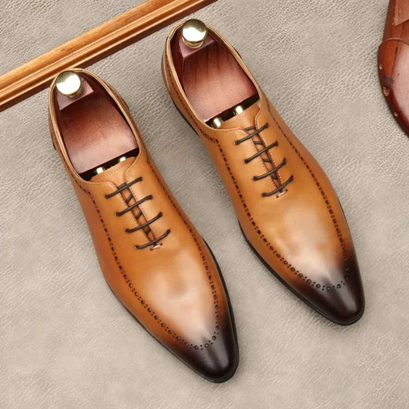 Funki Buys | Shoes | Men's Italian Handmade Oxford Shoes