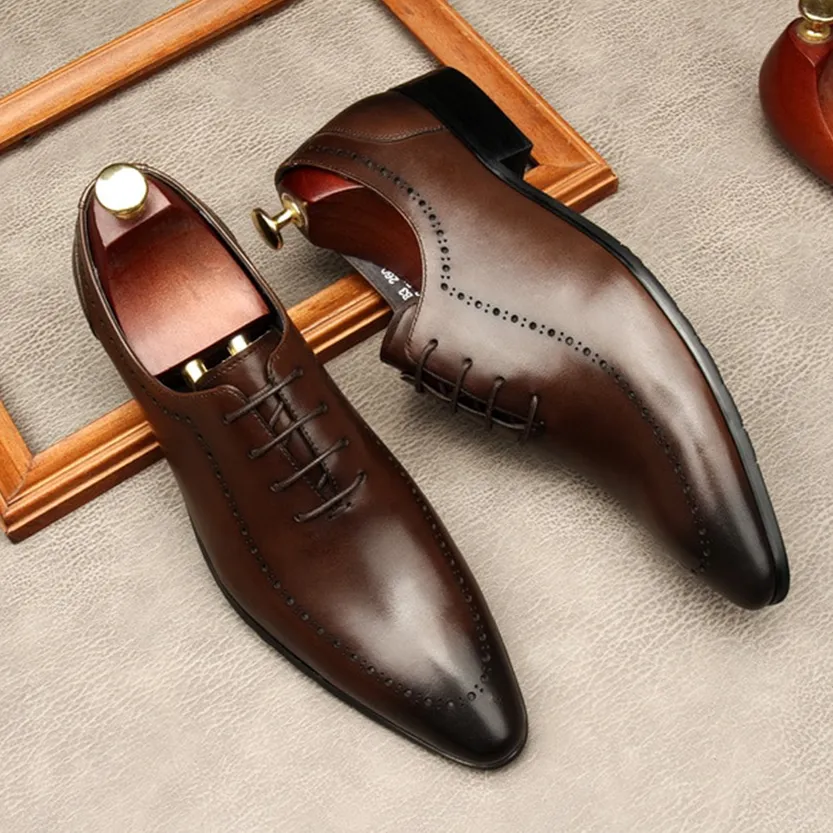 Funki Buys | Shoes | Men's Italian Handmade Oxford Shoes