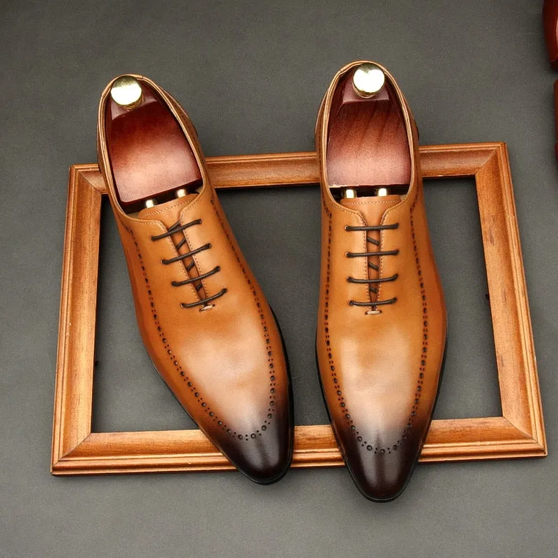 Funki Buys | Shoes | Men's Italian Handmade Oxford Shoes