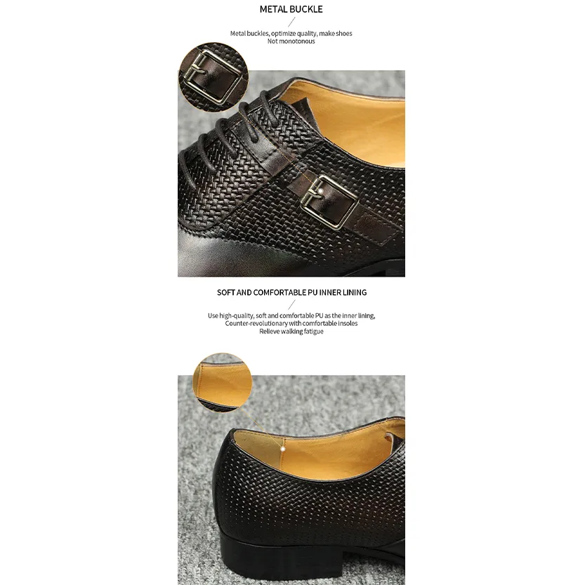 Funki Buys | Shoes | Men's Luxury Leather Brogue Dress Shoe