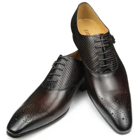 Funki Buys | Shoes | Men's Luxury Leather Brogue Dress Shoe