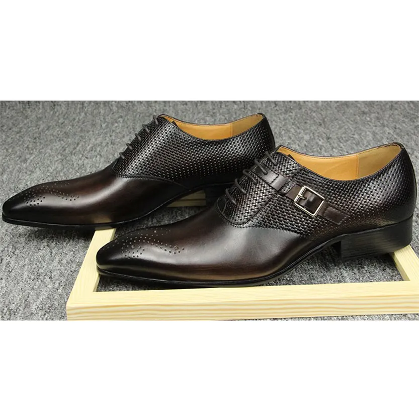 Funki Buys | Shoes | Men's Luxury Leather Brogue Dress Shoe
