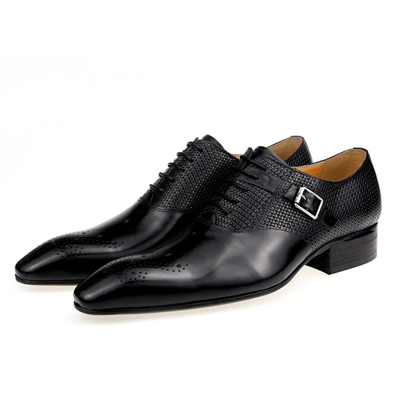 Funki Buys | Shoes | Men's Luxury Leather Brogue Dress Shoe