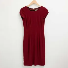 Jigsaw Red Shift Dress UK10