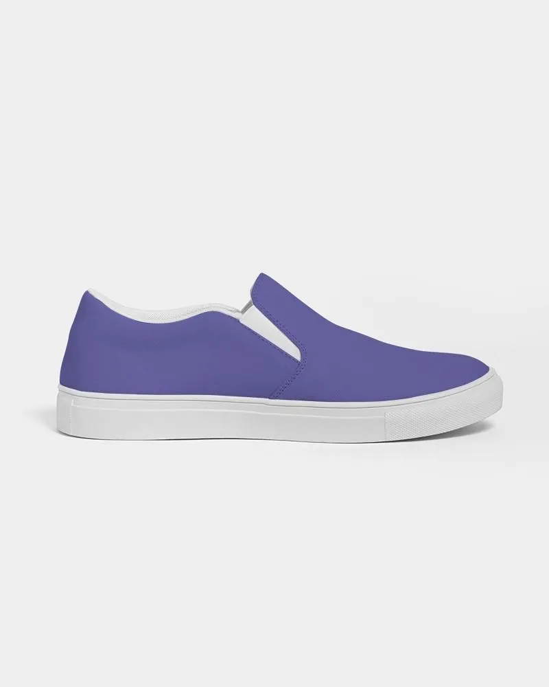 Midtone Blue Slip-On Canvas Sneakers | Men's | C80M80Y0K0