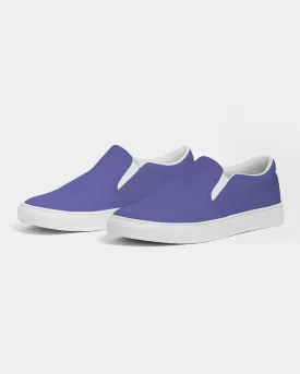 Midtone Blue Slip-On Canvas Sneakers | Men's | C80M80Y0K0