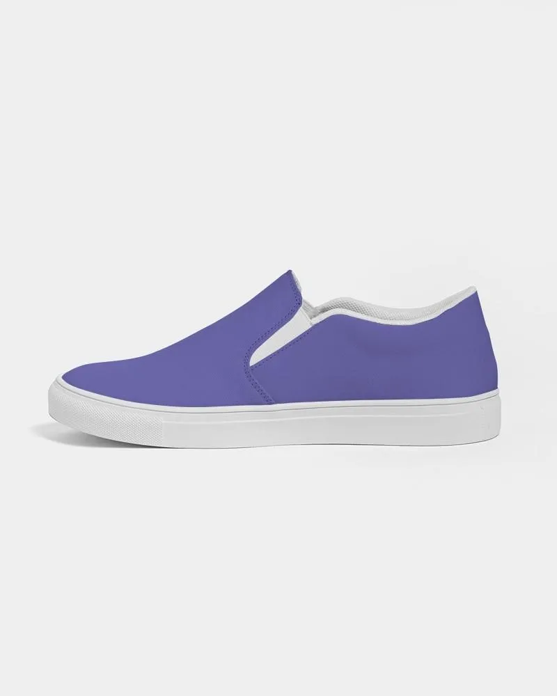 Midtone Blue Slip-On Canvas Sneakers | Men's | C80M80Y0K0