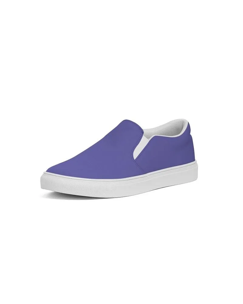 Midtone Blue Slip-On Canvas Sneakers | Men's | C80M80Y0K0