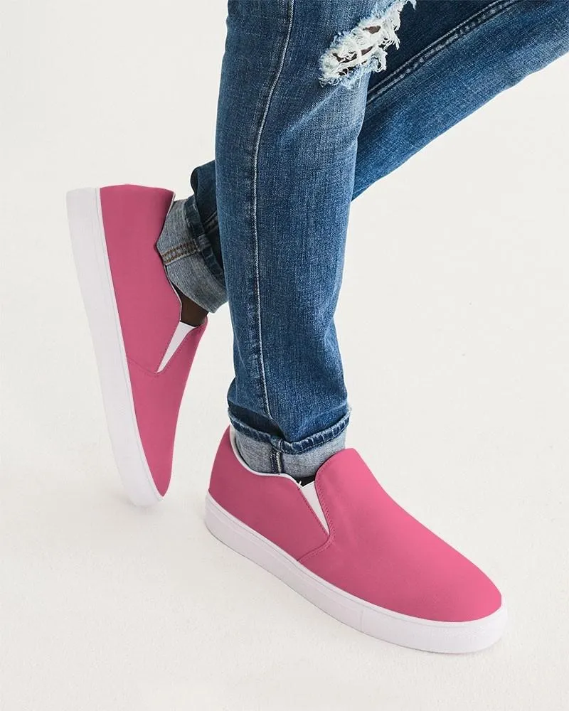 Midtone Pink Slip-On Canvas Sneakers | Men's | C0M80Y20K0