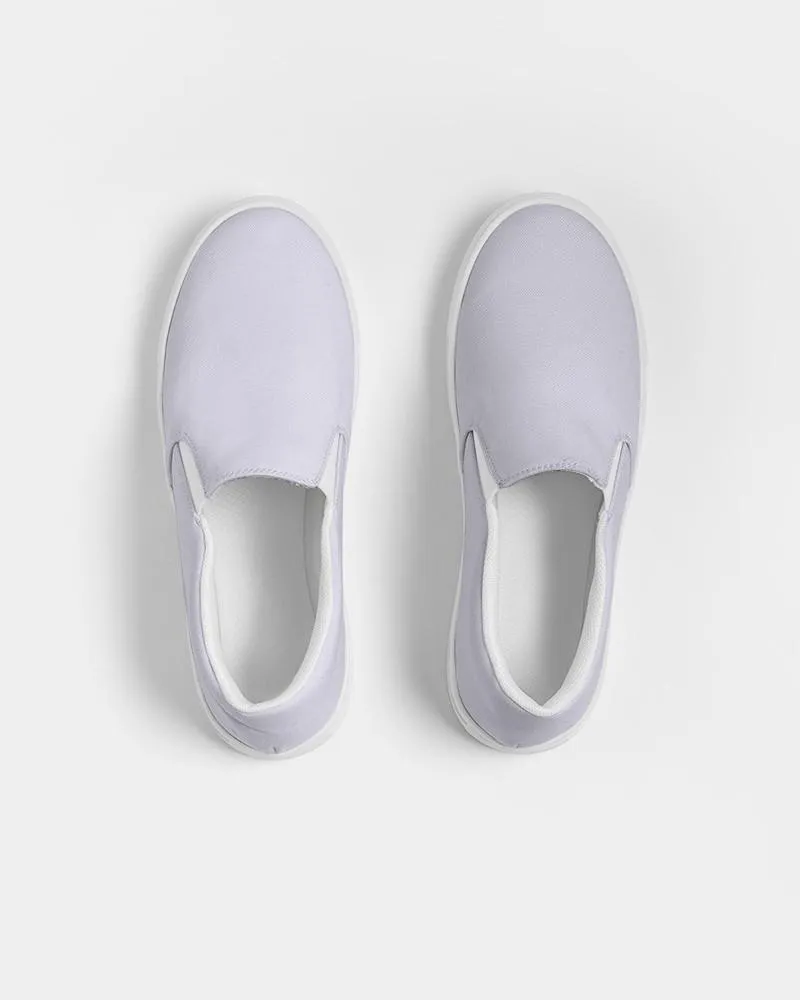 Pale Blue Slip-On Canvas Sneakers | Men's | Bright Pale Blue | C10M10Y0K0