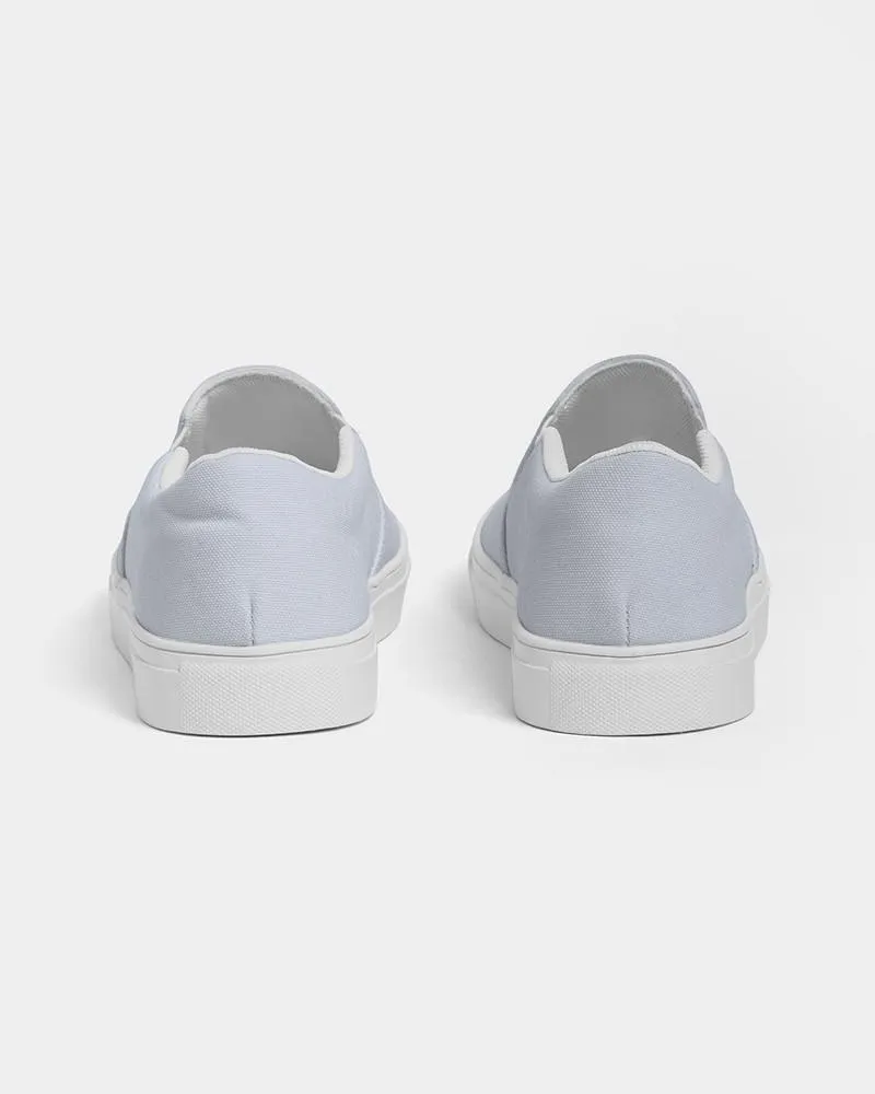 Pale Blue Slip-On Canvas Sneakers | Men's | Bright Pale Blue | C10M5Y0K0