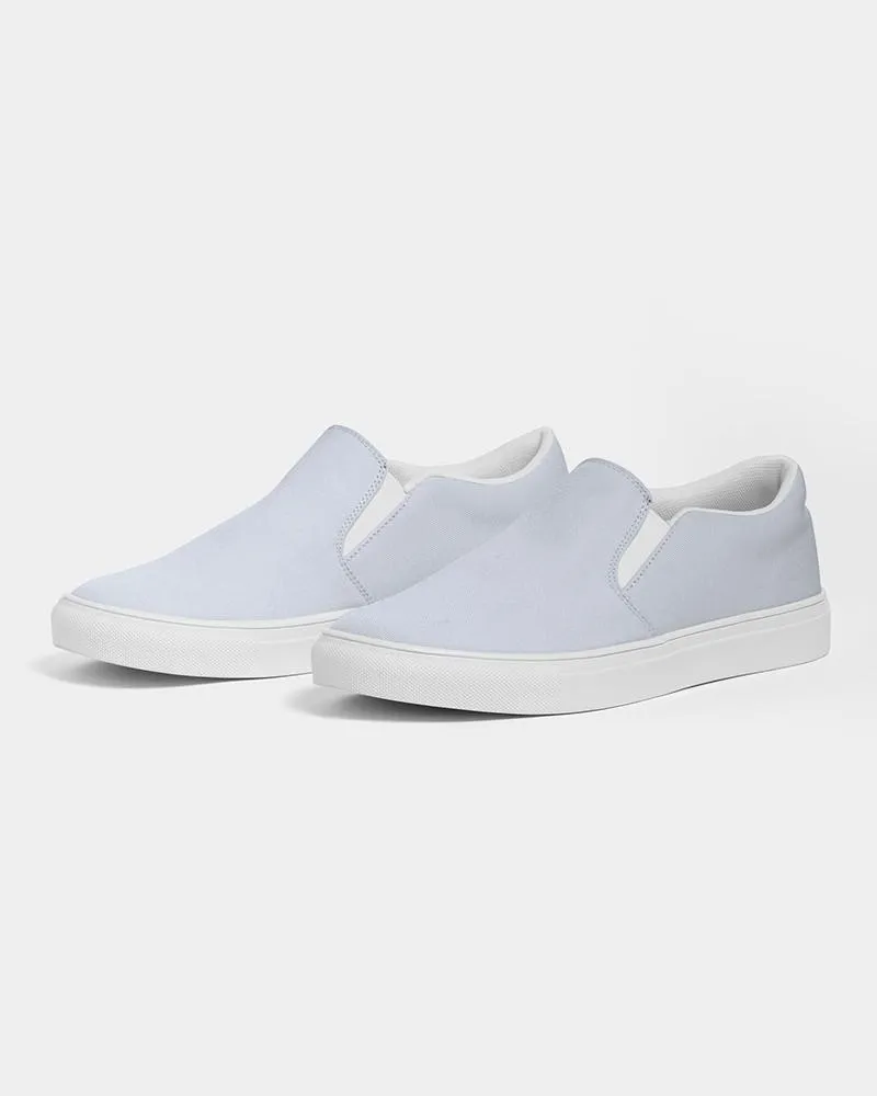 Pale Blue Slip-On Canvas Sneakers | Men's | Bright Pale Blue | C10M5Y0K0
