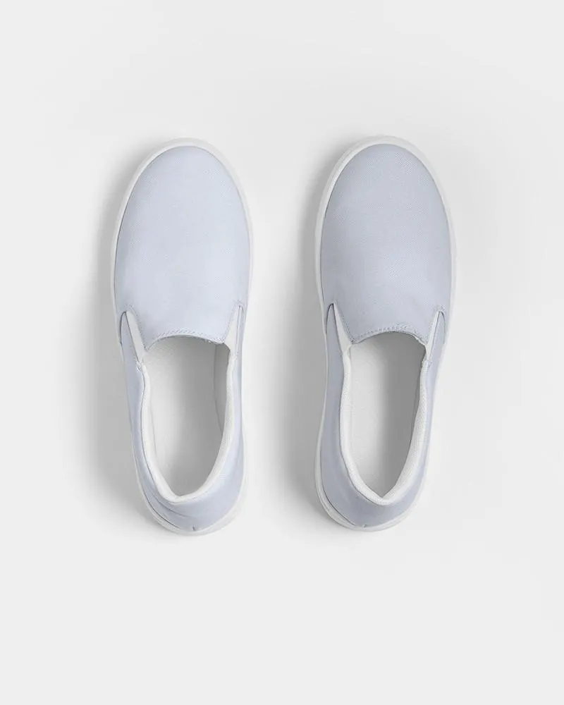 Pale Blue Slip-On Canvas Sneakers | Men's | Bright Pale Blue | C10M5Y0K0