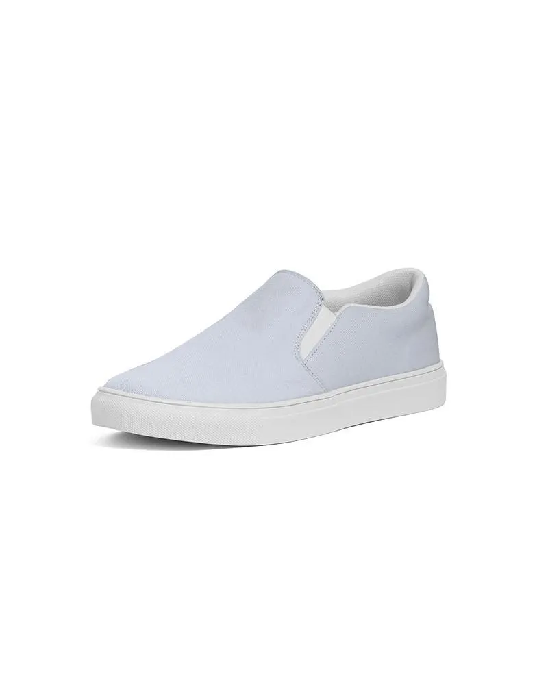 Pale Blue Slip-On Canvas Sneakers | Men's | Bright Pale Blue | C10M5Y0K0