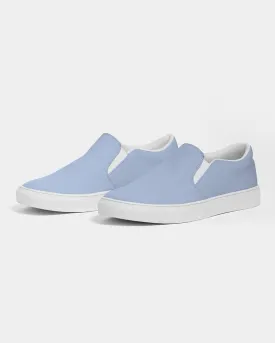 Pale Pastel Blue Slip-On Canvas Sneakers | Women's | Bright Pale Pastel Blue | C30M15Y0K0