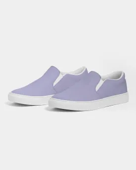 Pale Pastel Blue Slip-On Canvas Sneakers | Women's | Bright Pale Pastel Blue | C30M30Y0K0